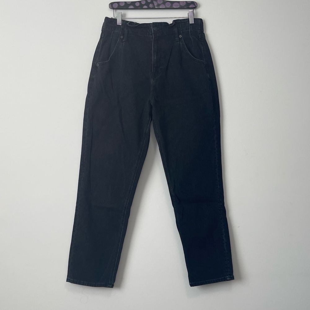 American Eagle Outfitters Paper Bag High Rise Mom Jeans Size 10